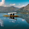 Shikara in Dal Lake in Srinagar